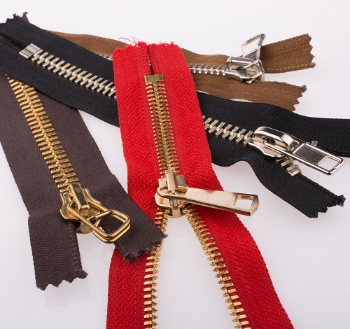 color zippers